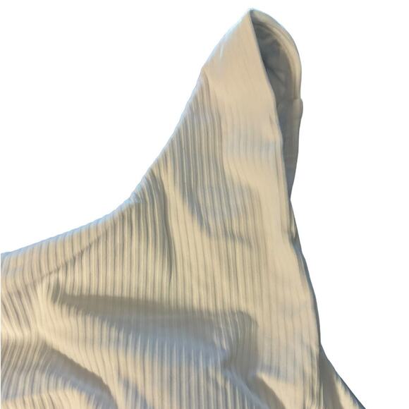 NWT Andie Wyndwood Rib Top Women's Size 3XL White Ribbed One Shoulder NEW - Picture 4 of 12